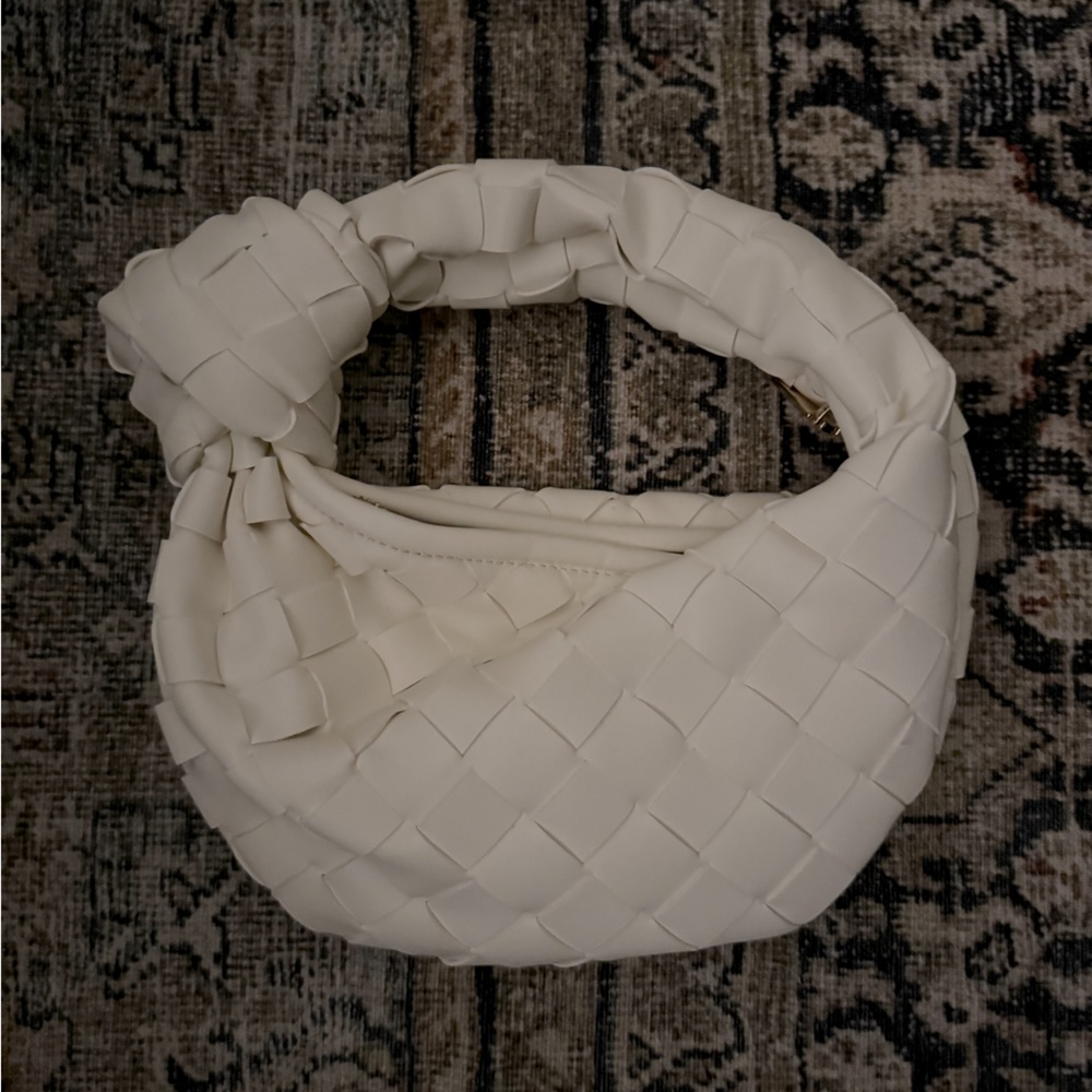 cute white handbag